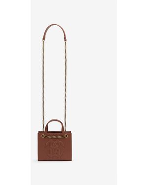 Roberto Cavalli Mini Shoulder Bag With Monogram Rc - White