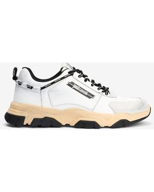 Roberto Cavalli Running Trainers With Logo - Multicolour