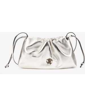 Roberto Cavalli Drawstring Shoulder Bag With Rc Monogram - Multicolour