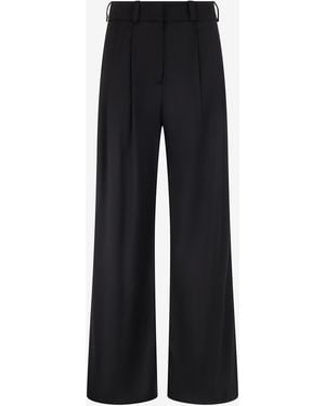 Roberto Cavalli Straight Leg Pants - Black