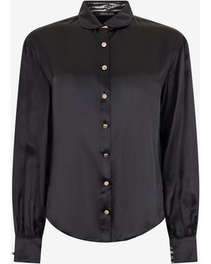 Roberto Cavalli Schwarzes Hemd