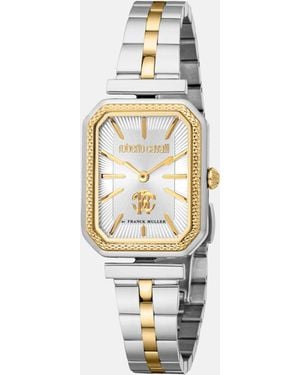 Roberto Cavalli By Franck Muller Logo-Uhr - Weiß