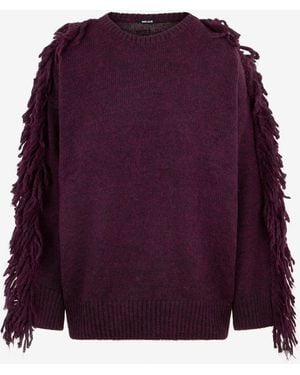 Roberto Cavalli Burgundy Jumper - Purple
