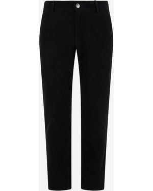 Roberto Cavalli Corduroy Trousers Straight-Leg - Black