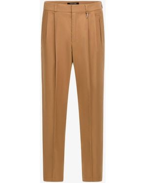 Roberto Cavalli Pants With Fang Detail - White