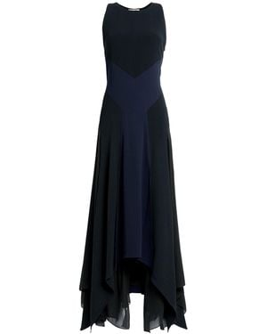 Roberto Cavalli Long And Silk Dress - Blue