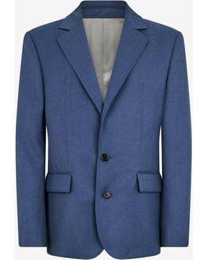 Roberto Cavalli Americana Elegante En Azul Intenso