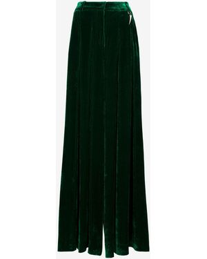 Roberto Cavalli Pantaloni Palazzo - Verde