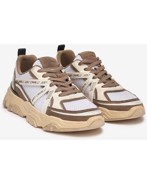 Roberto Cavalli Trainers With Branded Inserts - Multicolour