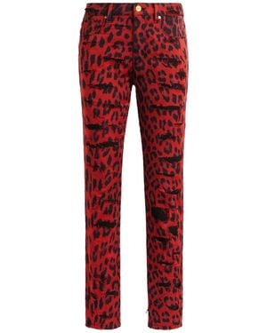 Roberto Cavalli Pants - Red