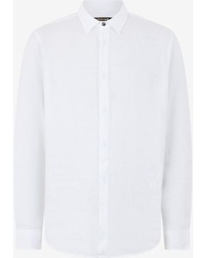 Roberto Cavalli Linen Shirt - White