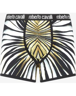 Roberto Cavalli Boxers With Ray Of Print - Multicolour