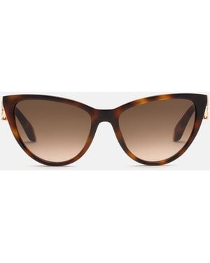 Roberto Cavalli Cat-Eye Sunglasses - White
