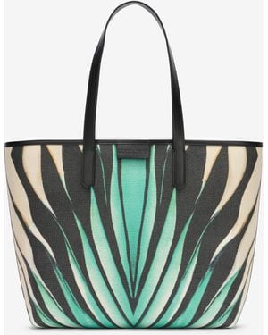 Roberto Cavalli Ray Of Sea Print Shopping Bag - Blue