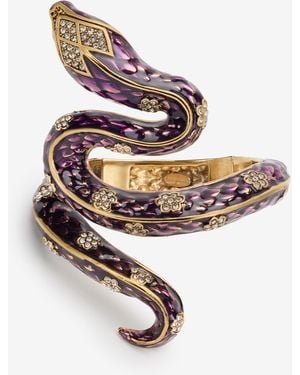 Roberto Cavalli Serpentine Bracelet - White
