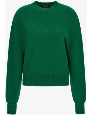 Roberto Cavalli Kurzer Strickpullover - Grün