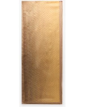 Roberto Cavalli Silk Stole With Serpentine Print - White