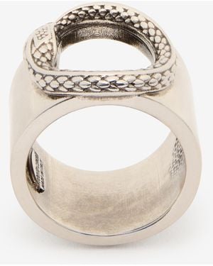 Roberto Cavalli Anello Con Serpente - Multicolore