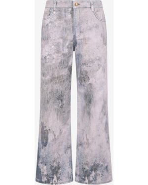 Roberto Cavalli Straight Leg Jeans - Multicolour