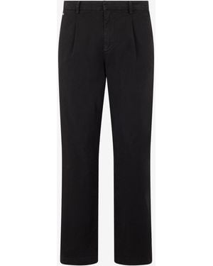 Roberto Cavalli Pleated Trousers - Black