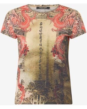 ROBERTO CAVALLI 売れ筋商品|||ロベルトカヴァリ Tシャツ トップス レディース T-shirts Pink Cavalli® Women's Designer T-Shirts | Roberto Cavalli®