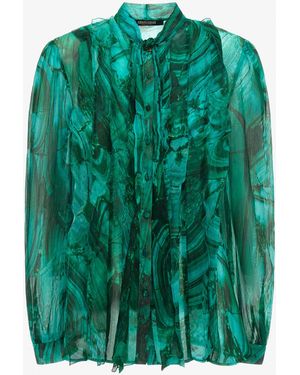 Roberto Cavalli Malachite Print Blouse - Green