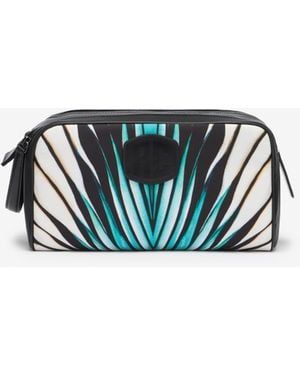 Roberto Cavalli Ray Of Sea Print Cosmetic Case - Blue