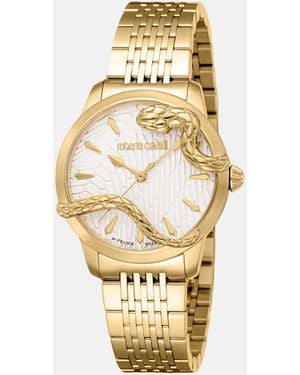 Roberto Cavalli Orologio Snake Core, By Franck Muller - Metallizzato