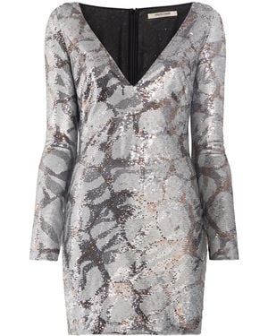 Roberto Cavalli Jewel Dress - Gray