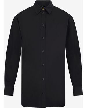 Roberto Cavalli Cotton Shirt - Blue