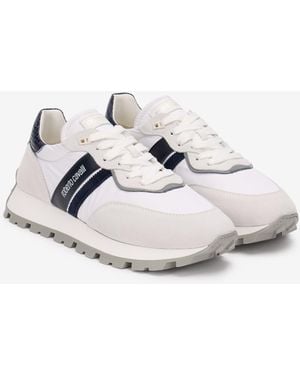 Roberto Cavalli Sneakers With Rc Logo - Multicolor