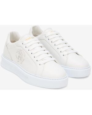 Roberto Cavalli Sneaker With Monogram Rc - Multicolor