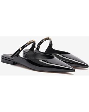 Roberto Cavalli Slingback Mary Janes - Black