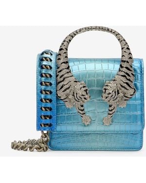 Roberto Cavalli Medium Roar Bag - Azul