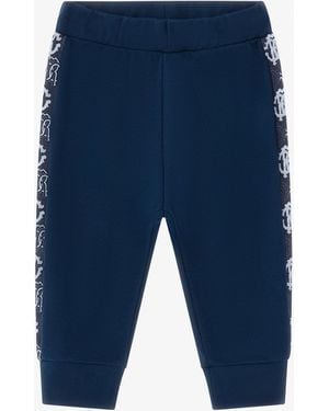 Roberto Cavalli Rc Logo Trousers - Blue