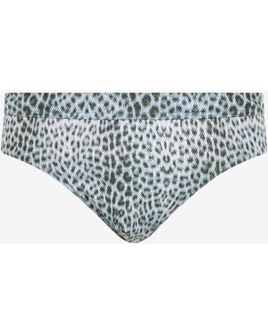 Roberto Cavalli Baby Jaguar Print Swim Briefs - Multicolor