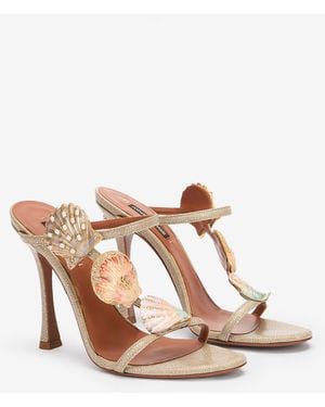Roberto Cavalli Sandals With Shells - White