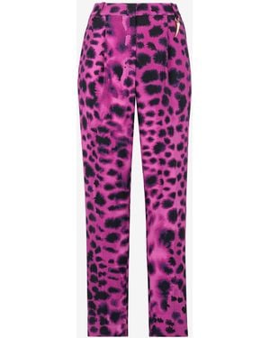 Roberto Cavalli Murena Print Trousers - Pink