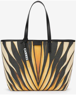 Roberto Cavalli Ray Of Print Shopping Bag - Multicolor