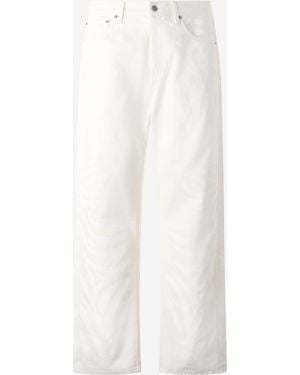 Roberto Cavalli Printed Five-Pocket Pants - White