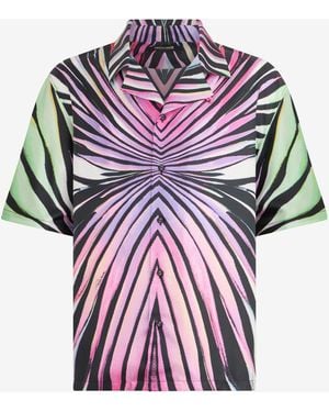 Roberto Cavalli Ray Of Paradise Print Shirt - Pink