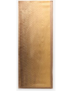 Roberto Cavalli Silk Stole With Serpentine Print - White