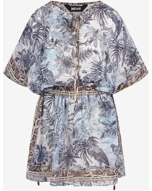 Roberto Cavalli Mini Dress - Multicolour