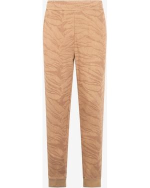 Roberto Cavalli Joggers Con Estampado Tiger Skin - Neutro