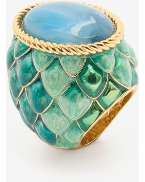 Roberto Cavalli Grüner Ring - Blau