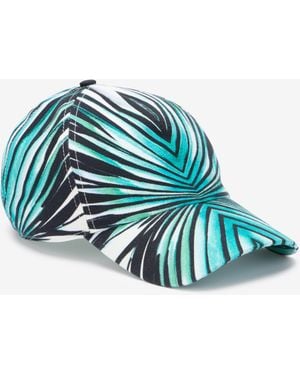 Roberto Cavalli Ray Of Sea Print Baseball Cap - Blue