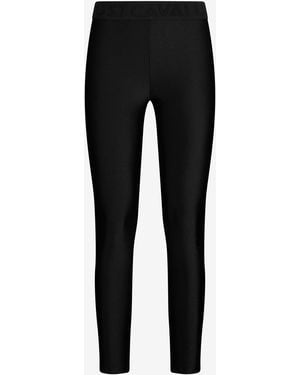 Roberto Cavalli Logo Waistband Leggings - Black