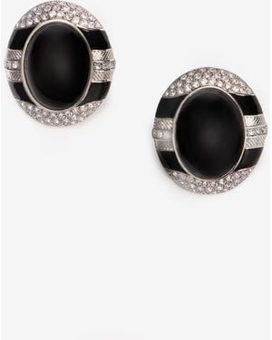 Roberto Cavalli Earrings - Black