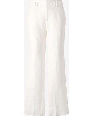 Roberto Cavalli Flared Trousers - White