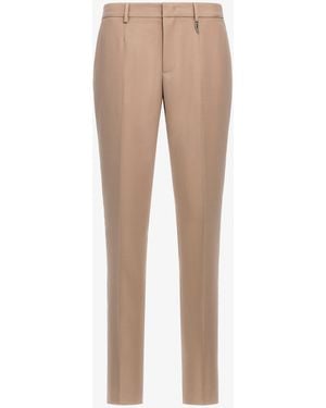 Roberto Cavalli Tailored Trousers With Fang - White